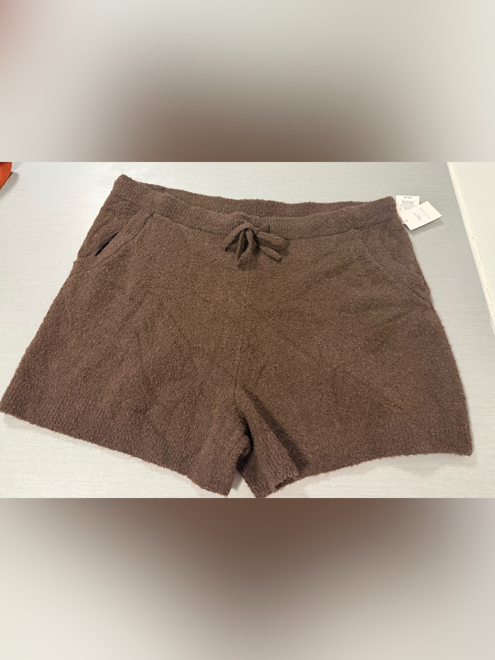 Auden Cozy Plush Sleep Shorts Brown Women’s XXL NWT